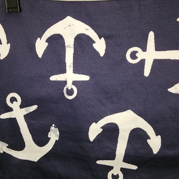 J.Crew Navy Blue And white Nautical Skirt - Picture 6 of 14